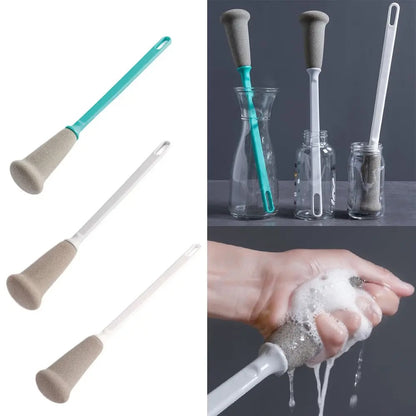 Long Handle Sponge Bottle Cleaning Brush